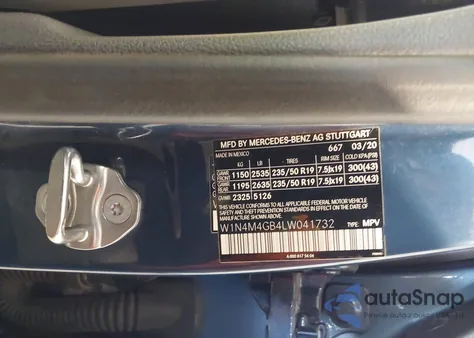 2020 Mercedes-Benz Glb 250 from USA, damaged, VIN W1N4M4GB4LW041732